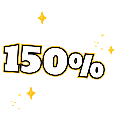150% bonus from €200